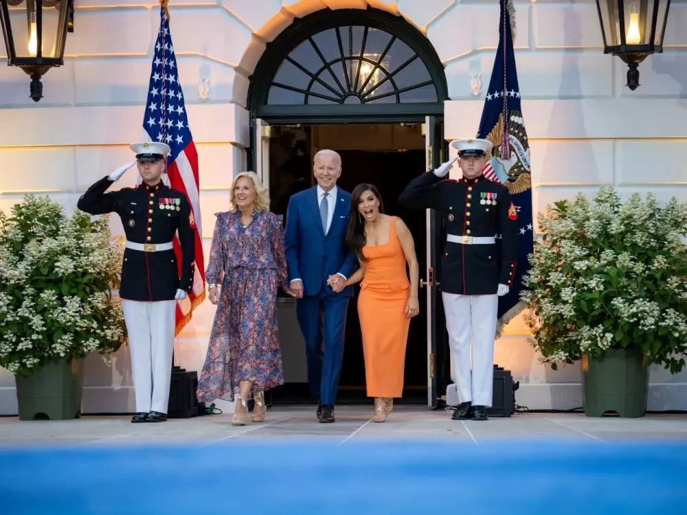 Biden and First Lady screen 'Flamin' Hot'