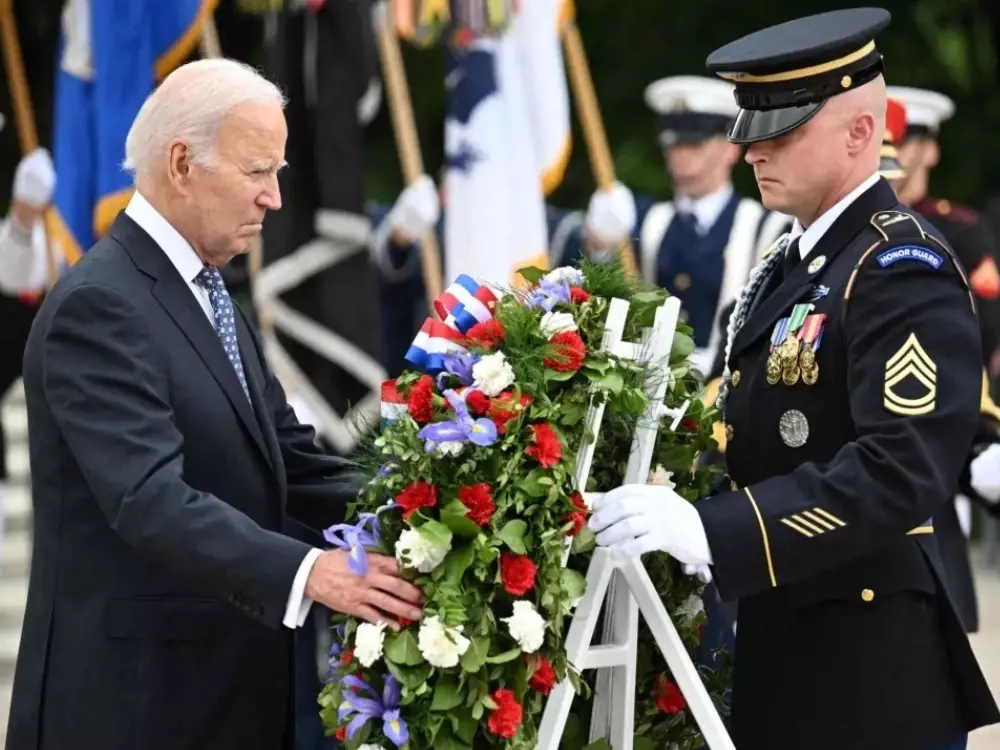 Biden’s Memorial Day tribute at Arlington National Cemetery